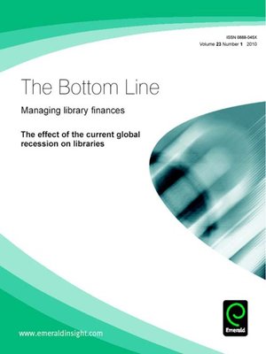 cover image of The Bottom Line: Managing Library Finances, Volume 23, Issue 1